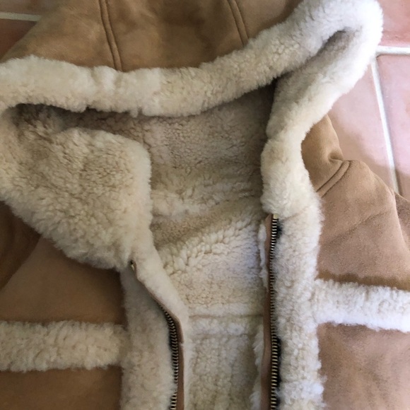 Sandro shearling jacket size 2 - Picture 3 of 9